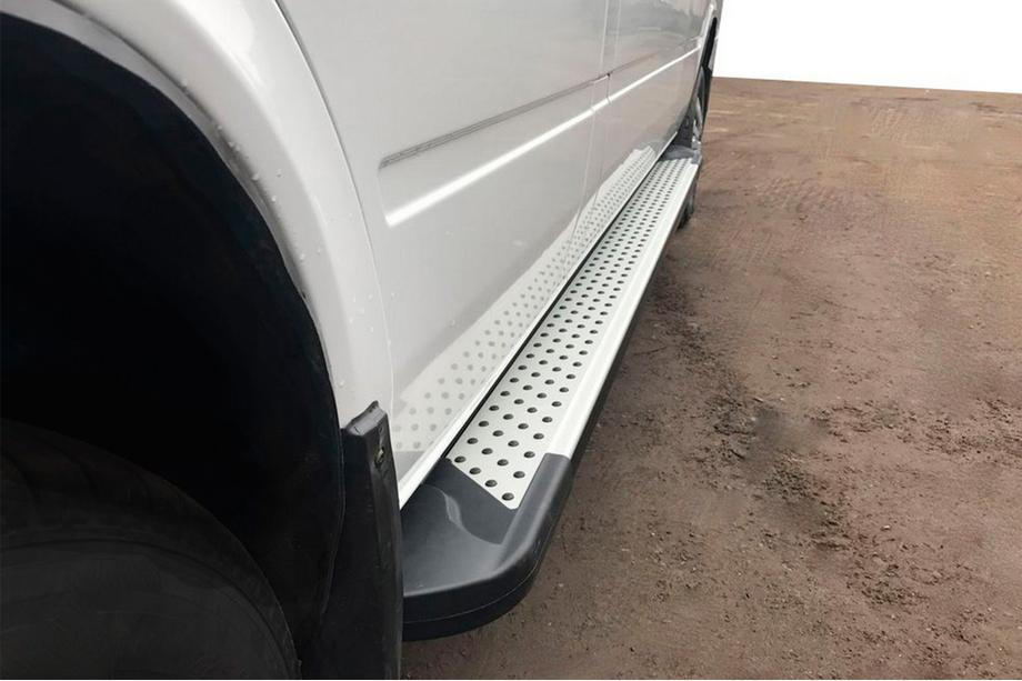 Volkswagen LT 1995–2006 Sidosteg Allmond Grey (2 st, aluminium) Image