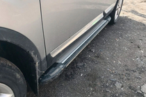 Nissan Qashqai 2010–2014 Sidosteg Rainbow (2 st, aluminium) foto 3