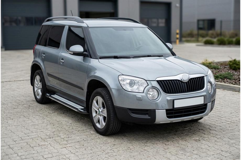 Skoda Yeti 2009–2017 Sidosteg Rainbow (2 st, aluminium) Image