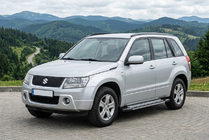 Suzuki Grand Vitara 2005–2017 Sidosteg Rainbow (2 st, aluminium) foto 1