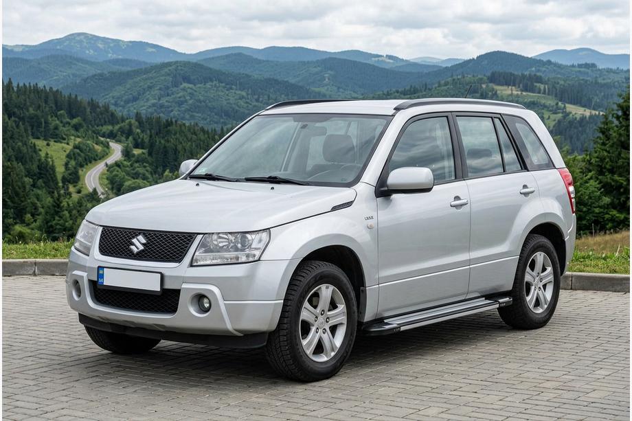 Suzuki Grand Vitara 2005–2017 Sidosteg Rainbow (2 st, aluminium) Image