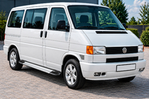 Volkswagen T4 Caravelle/Multivan 1990–2003 Sidosteg Rainbow (2 st, aluminium) Lång hjulbas foto 1