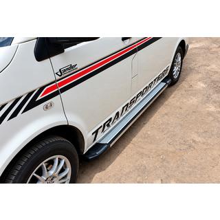 Sidosteg Rainbow (2 st, aluminium) Volkswagen T5 Transporter 2003–2010 foto 3