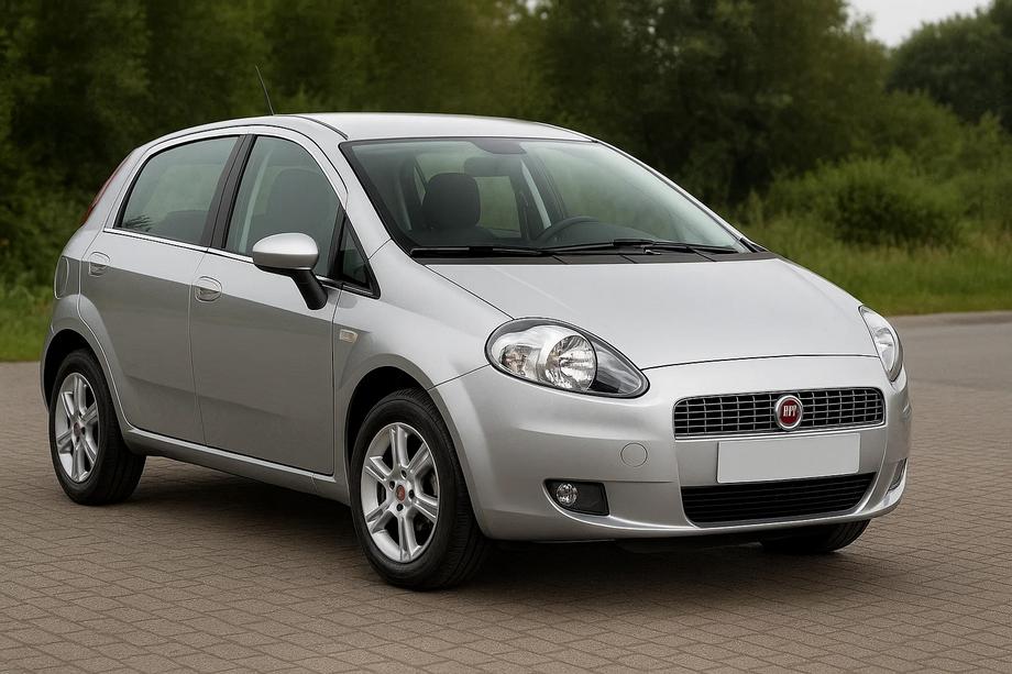 Fiat Punto Grande/EVO 2006–2018 Yttre fönsterlister (6 delar, rostfritt stål) Foto 1