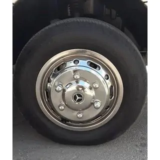 Hjulsidor i rostfritt stål Ексклюзив V1 (2-rullagers, 4 st) Mercedes Sprinter W906 2006–2018 foto 3