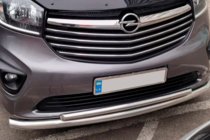 Opel Vivaro 2015–2019 Främre frontbåge ST014 (rostfritt) foto 4