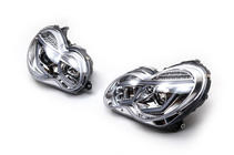 Mercedes C-klass W203 2000–2007 Framlyktor med LED-positionsljus (2 st) Mörka foto 4