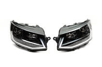 Volkswagen T6 2015–2024 Framlyktor med LED-ljus Black (2015-2019, 2 st) foto 3