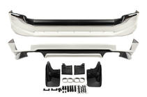 Toyota Land Cruiser Prado 150 2009–2023 Stötfångarspoilers fram och bak Executive (2017-) Svart färg foto 1