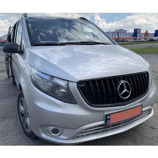 Frontgrill GT Panamericana Black (2014-2023 för Vito W447) Mercedes Vito/V-klass W447 2014– foto 1