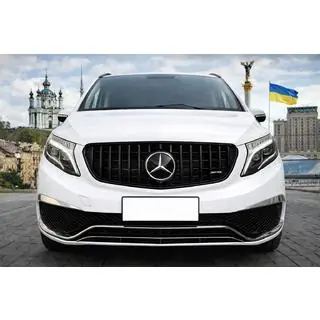 Frontgrill GT Panamericana Black (2014-2019 för V-class) foto 1