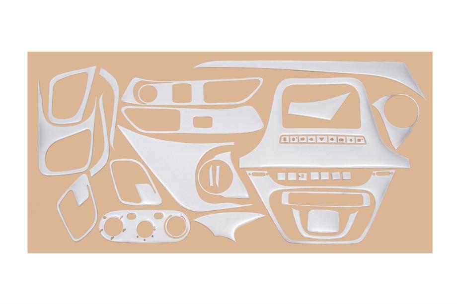 Iveco Daily 2014– Instrumentpanelskydd Aluminium Image