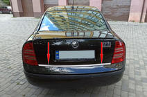 Skoda Superb 2001–2009 Kromlist till baklucka (rostfritt stål) foto 1