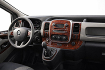 Fiat Talento 2016– Instrumentpanelsöverlägg Aluminium foto 1