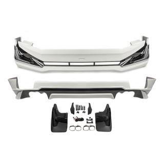 Främre och bakre stötfångarläppar Modelista V3-LED (2017-) Toyota Land Cruiser Prado 150 2009–2023 foto 1