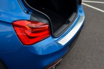 Ford Fiesta 2017– Bakre stötfångarskydd OmsaLine (rostfritt) foto 1