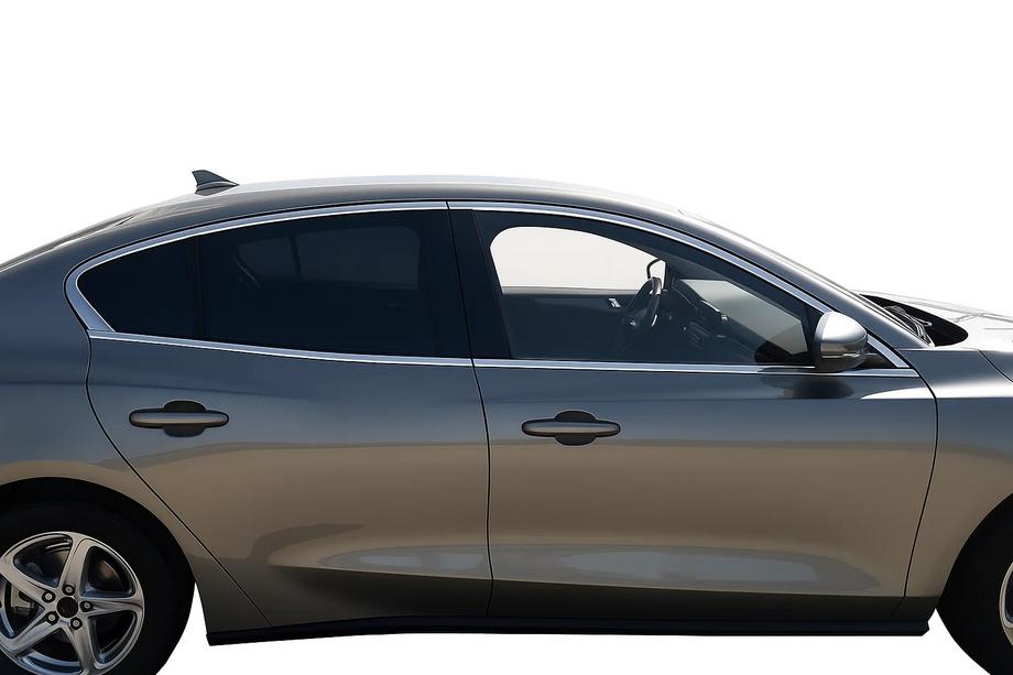Ford Focus IV 2018– OmsaLine HB, SD övre kromlister för fönster (4 st, rostfritt) Image