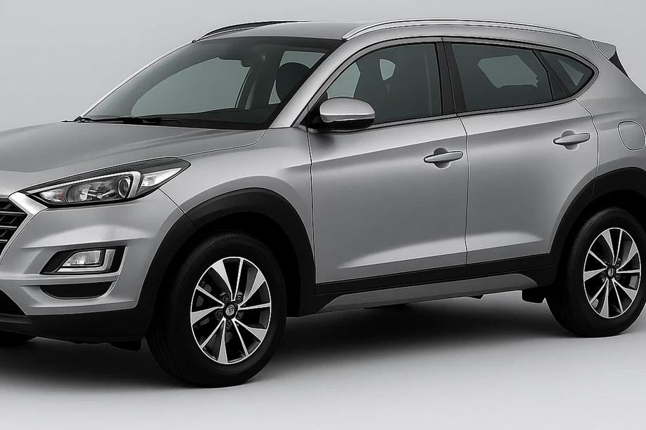 Hyundai Tucson TL 2016–2021 Kromlist till fönsterlister OmsaLine (14 st, rostfritt) svart krom Image