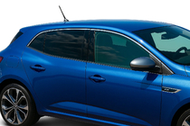 Renault Megane IV 2016–2025 Övre fönsterlister (HB, 6 st, rostfritt stål) OmsaLine – italienskt rostfritt stål foto 1