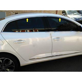 Övre fönsterlister (Sedan, 6 st, rostfritt stål) Renault Megane IV 2016–2025 foto 1