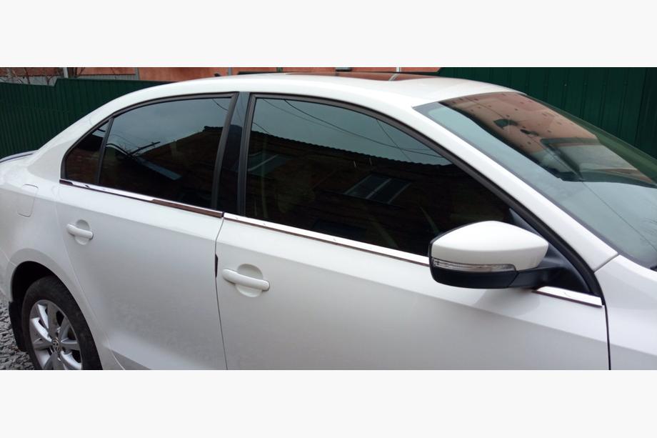 Volkswagen Jetta 2011–2018 Nedre fönsterlister (6 st, rostfritt) Carmos - turkiskt stål Image