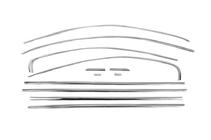 Volkswagen Jetta 2011–2018 Komplett fönsterlistset (12 st, rostfritt stål) Carmos - turkiskt stål foto 2
