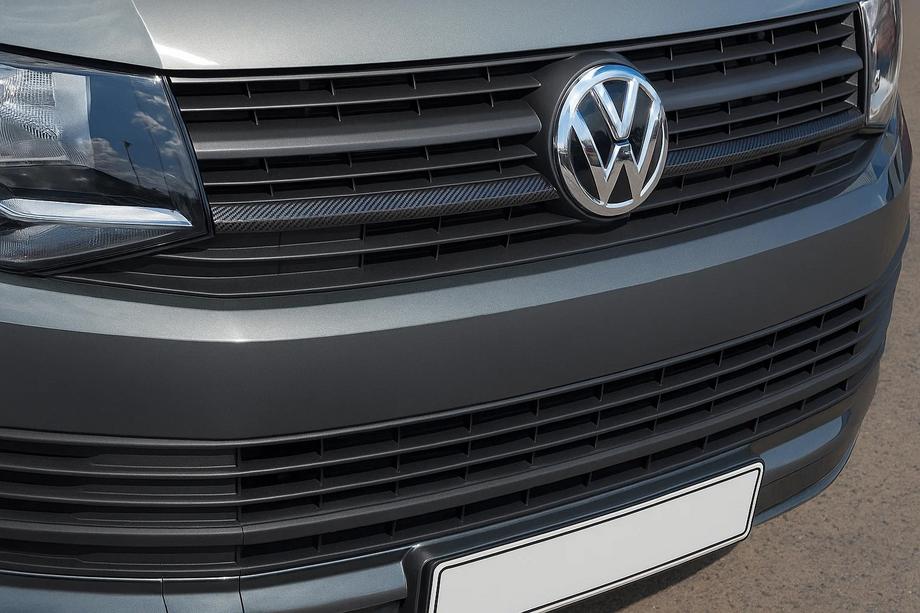Volkswagen T6 2015–2024 Dekorlister till nedre grill 2015-2019 (2 st, kolfiber) Foto 1
