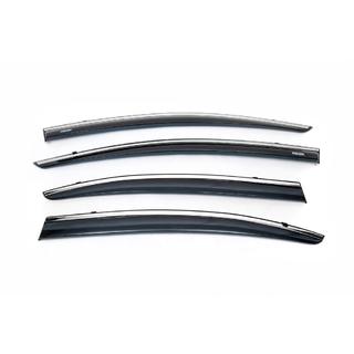 Vindavvisare med kromlist (4 st, Niken) Honda Civic Sedan IX 2011–2016 foto 2
