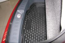 Mitsubishi Colt 2004–2012 (2009↗) Gummimatta till bagageutrymmet (Novline) HB/3D foto 2