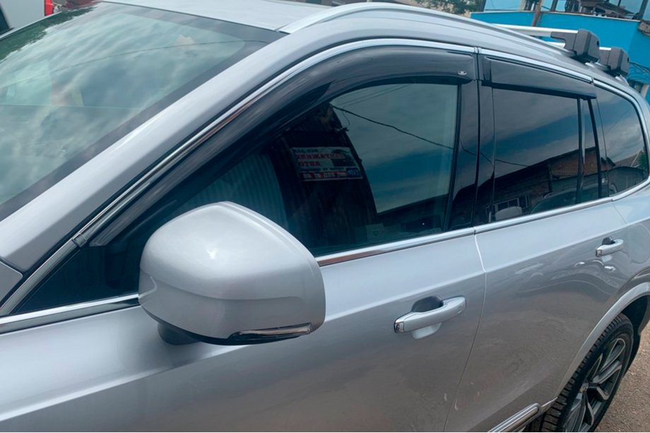 Volvo XC90 2015– Vindavvisare med kromlist (4 st, HIC) Image