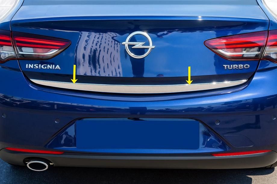 Opel Insignia 2017–2022 Lasttröskelskydd i rostfritt stål (1 st) Image