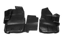 Ford Custom 2013–2022 3D gummimattor för kupén (2 st, Novline) 1 + 2 seats (Variant 1) foto 2