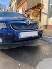 Skoda Superb 2009–2015 Vinterfront till grillen (övre, 2008-2013) Matt foto 5