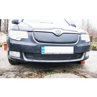 Vinterfront till grillen (övre, 2008-2013) Skoda Superb 2009–2015 foto 3