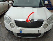 Skoda Yeti 2009–2017 Vinterfront till grill (övre, 2009-2013) foto 1