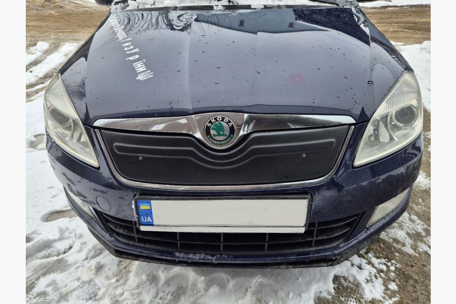 Skoda Roomster 2006–2015 Vintertäckning för grillen (2010+, övre) Blank Foto 3
