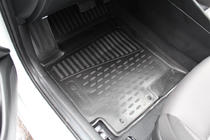 Hyundai Accent 2017–2023 Gummimattor (Comfort) 3D för kupén (4 st, Novline) foto 2