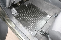 Mitsubishi L200 2015–2024 3D gummimattor för kupén (4 st, Novline) Budgetutförande foto 3