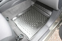 Mitsubishi L200 2015–2024 3D gummimattor för kupén (4 st, Novline) Budgetutförande foto 5