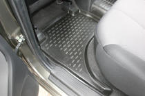Mitsubishi L200 2015–2024 3D gummimattor för kupén (4 st, Novline) Budgetutförande foto 6