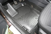 Renault Captur 2013–2019 3D-gummimattor för kupén (4 st, Novline) foto 2