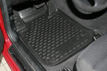 BMW 1-serie E81/E82/E87/E88 2004–2011 Gummimattor till kupén (4 st, Novline) 3D foto 2