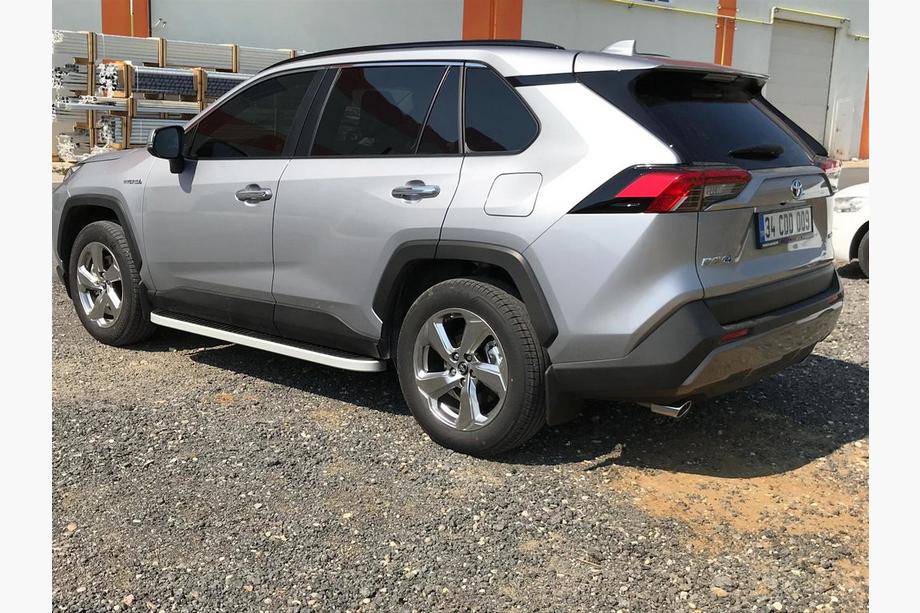 Toyota Rav 4 2019–2025 Sidosteg Tayga Grey (2 st, aluminium) Foto 4