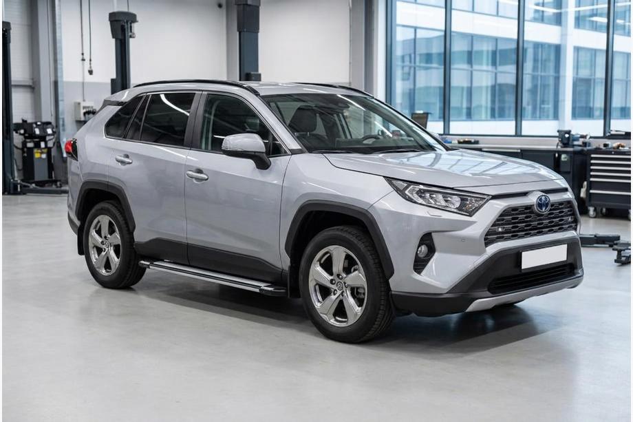 Toyota Rav 4 2019–2025 Sidosteg Rainbow (2 st, aluminium) Image