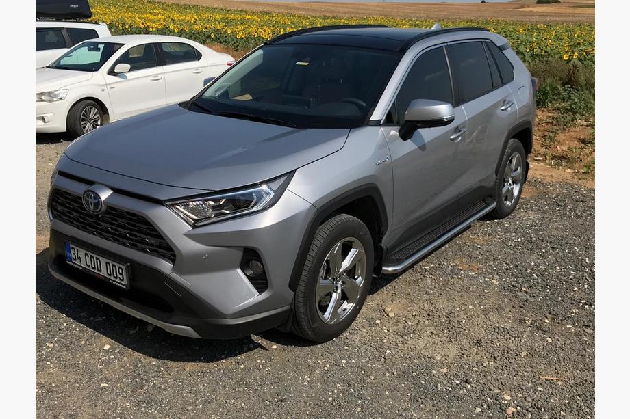 Toyota Rav 4 2019–2025 Sidosteg Maydos V2 (2 st, aluminium med rostfritt stål) Foto 2