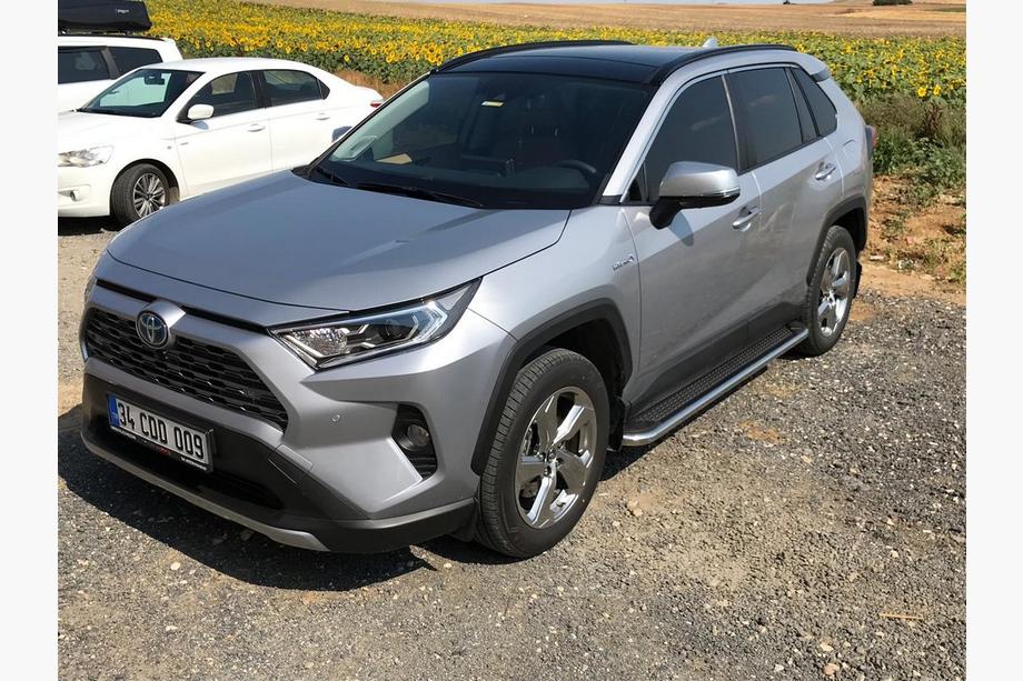 Toyota Rav 4 2019–2025 Sidosteg Maydos V2 (2 st, aluminium med rostfritt stål) Foto 6