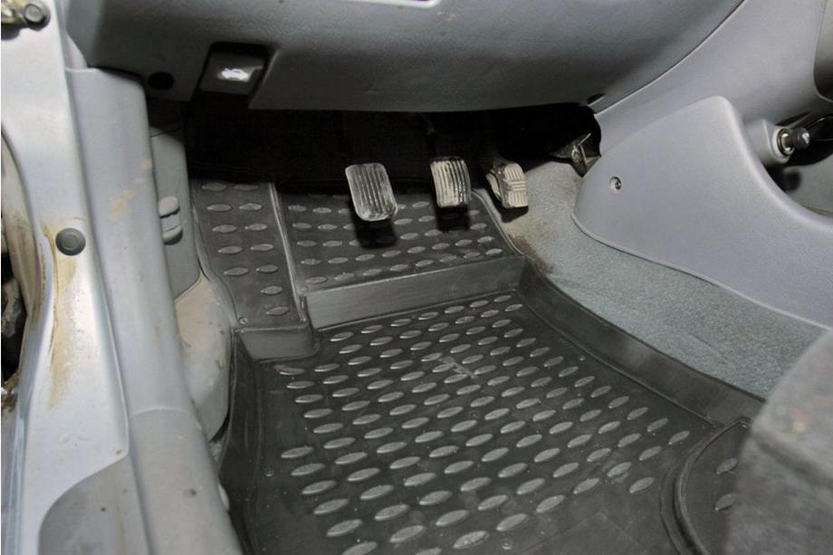 Hyundai Accent 2000–2006 Gummimattor till kupén (4 st, Novline) Foto 2