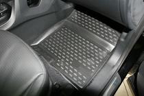 Hyundai Santa Fe 3 2012–2018 Gummimattor till kupén (4 st, Novline) foto 2