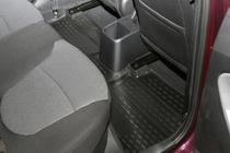 Hyundai Accent 2011–2017 Gummimattor till kupén (4 st, Novline) HB foto 3