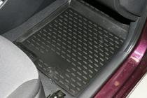 Hyundai Accent 2011–2017 Gummimattor till kupén (4 st, Novline) HB foto 4